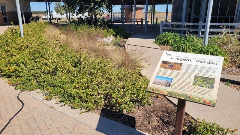 The Longest Garden and Marker image. Click for full size.