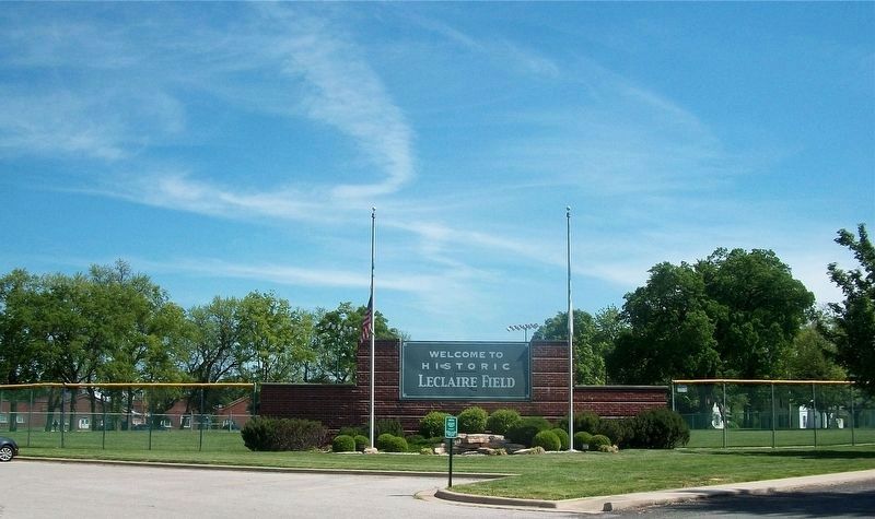 Leclaire Baseball Field (from Troy Road) image. Click for full size.