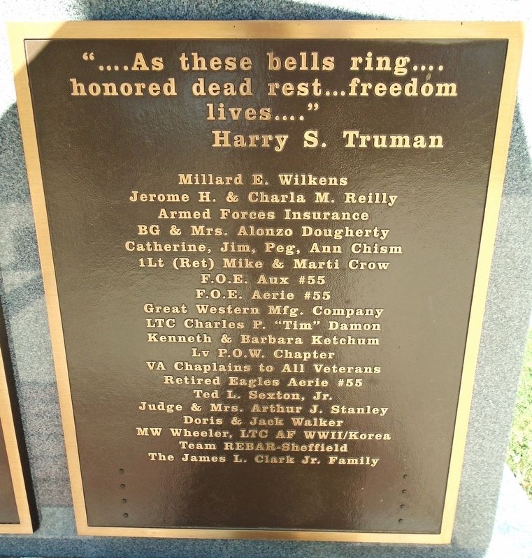 Carillon Memorial Marker image. Click for full size.