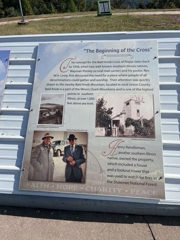 "The Beginning of the Cross" Marker image. Click for full size.