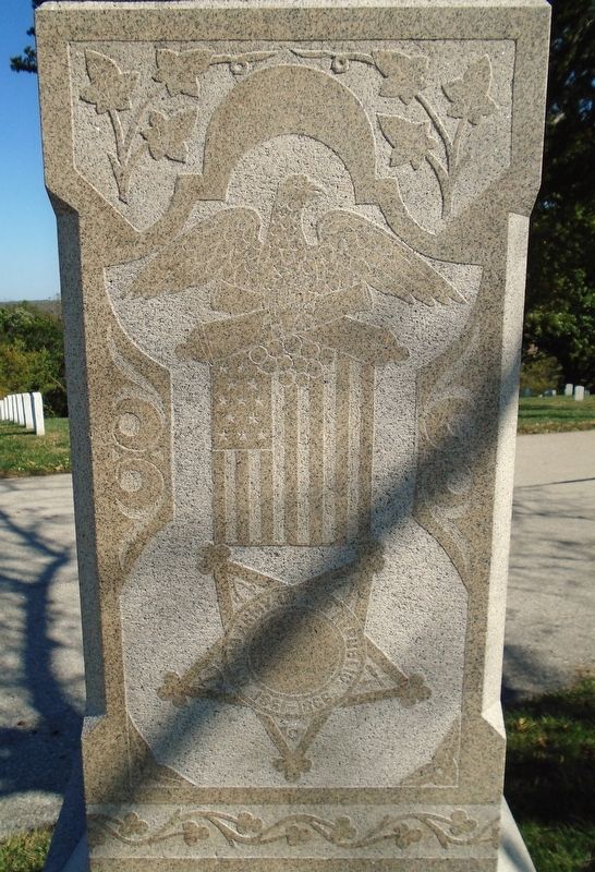 Thomas Brennan Marker G.A.R. Emblem image. Click for full size.