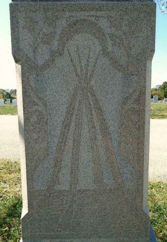 Thomas Brennan Marker Stacked Muskets image. Click for full size.
