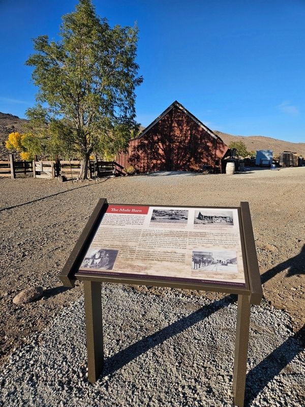 The Mule Barn Marker image. Click for full size.