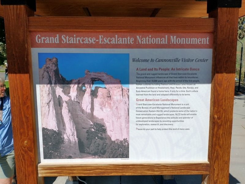 Grand Staircase~Escalante National Monument Marker. Click for full size. Grand Staircase~Escalante National Monument Marker image. Click for full size.