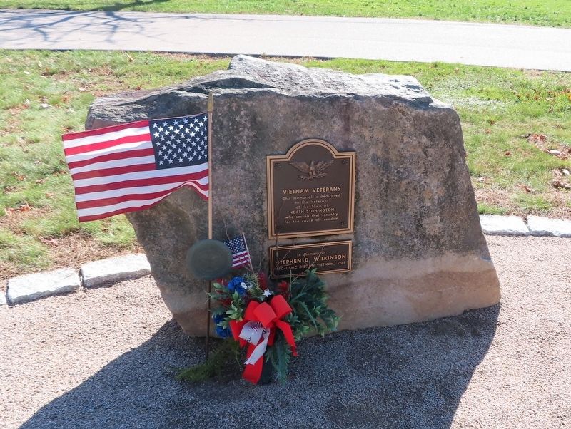 North Stonington Vietnam Veterans Memorial. Click for full size. North Stonington Vietnam Veterans Memorial image. Click for full size.
