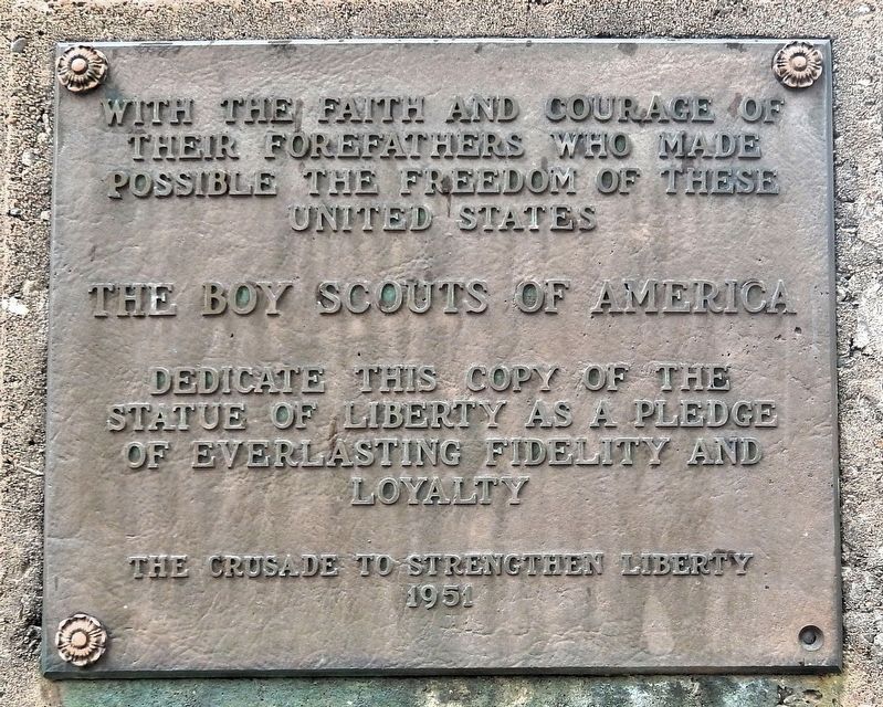 Replica of the Statue of Liberty Marker image. Click for full size.