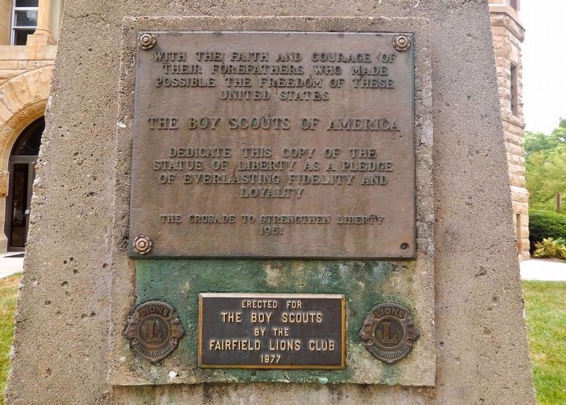 Replica of the Statue of Liberty Marker image. Click for full size.