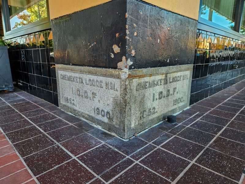 Grand Theater & Odd Fellows Lodge Cornerstone image. Click for full size.