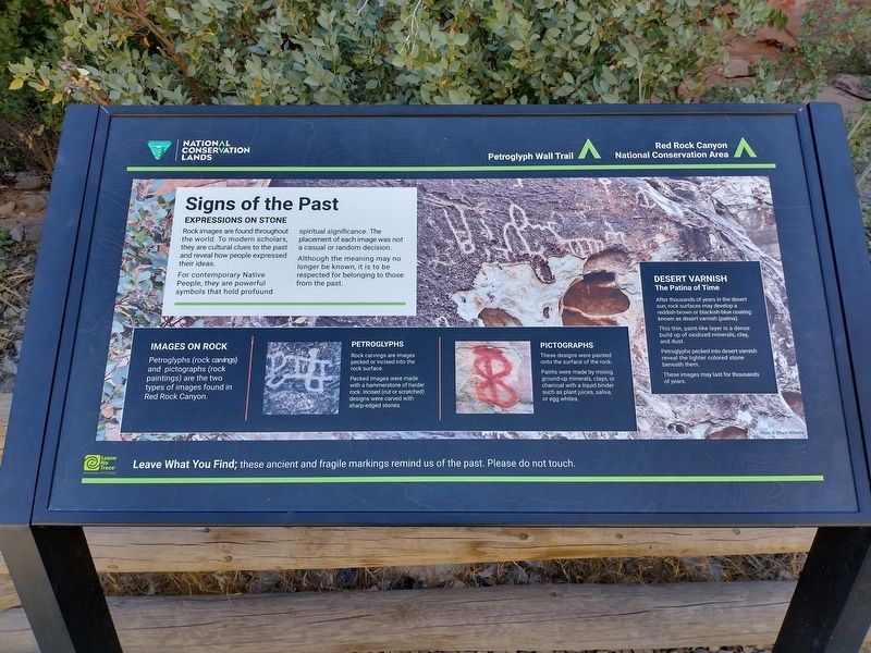 Signs of the Past Marker image. Click for full size.