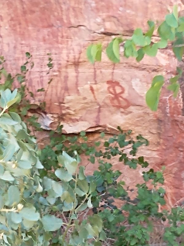 Red Rock Canyon Pictographs image. Click for full size.