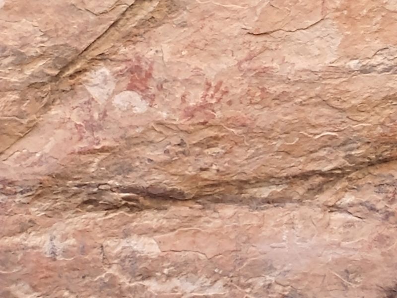 Red Rock Canyon Pictographs image. Click for full size.