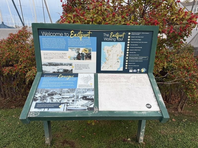 Welcome to Eastport Marker image. Click for full size.