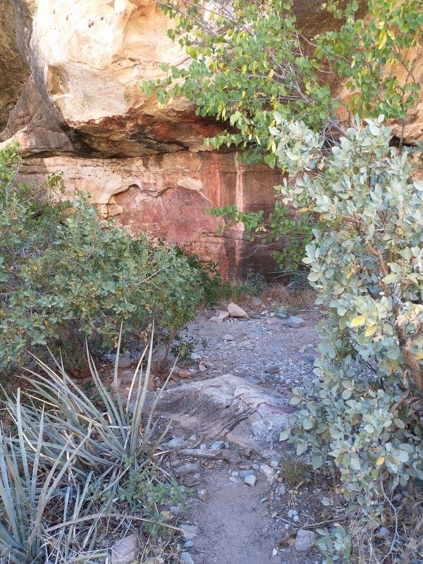 Red Rock Canyon Pictographs image. Click for full size.