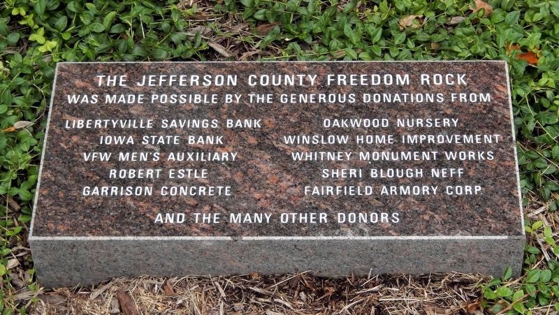 The Jefferson County Freedom Rock image. Click for full size.