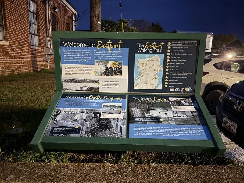 Welcome to Eastport Marker image. Click for full size.