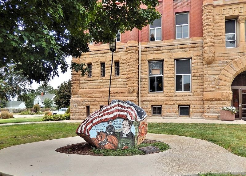 Fairfield Freedom Rock Veterans Memorial image. Click for full size.