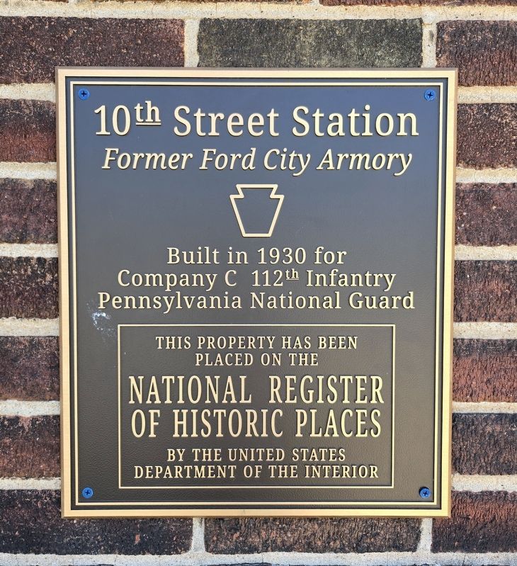 10th Street Station Marker image. Click for full size.