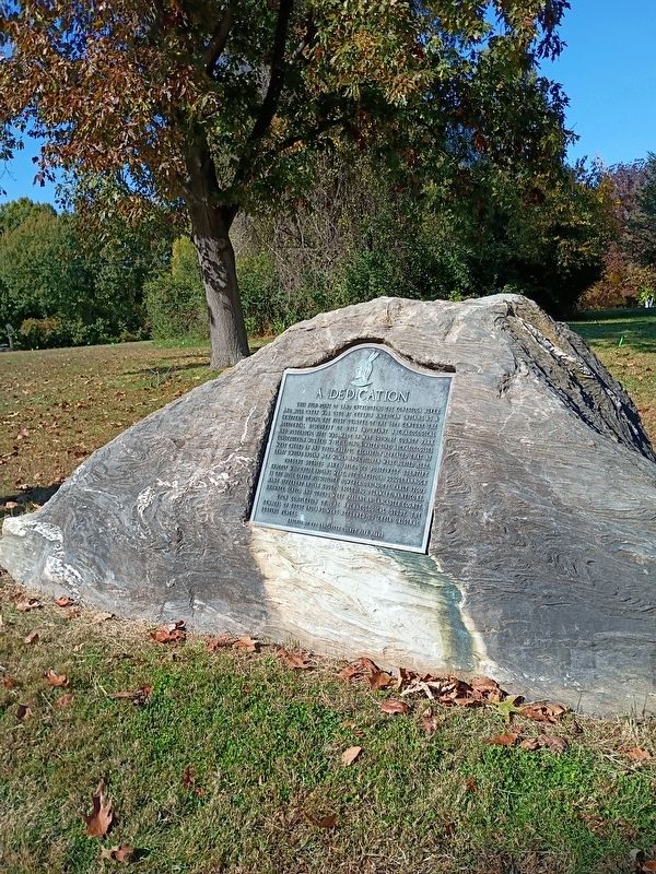 A Dedication Marker image. Click for full size.