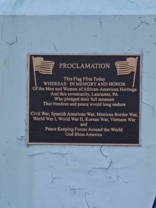 Proclamation Marker Bottom Plaque image. Click for full size.
