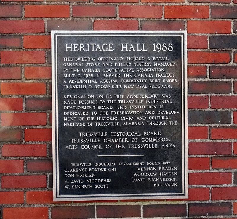 Heritage Hall Marker image. Click for full size.