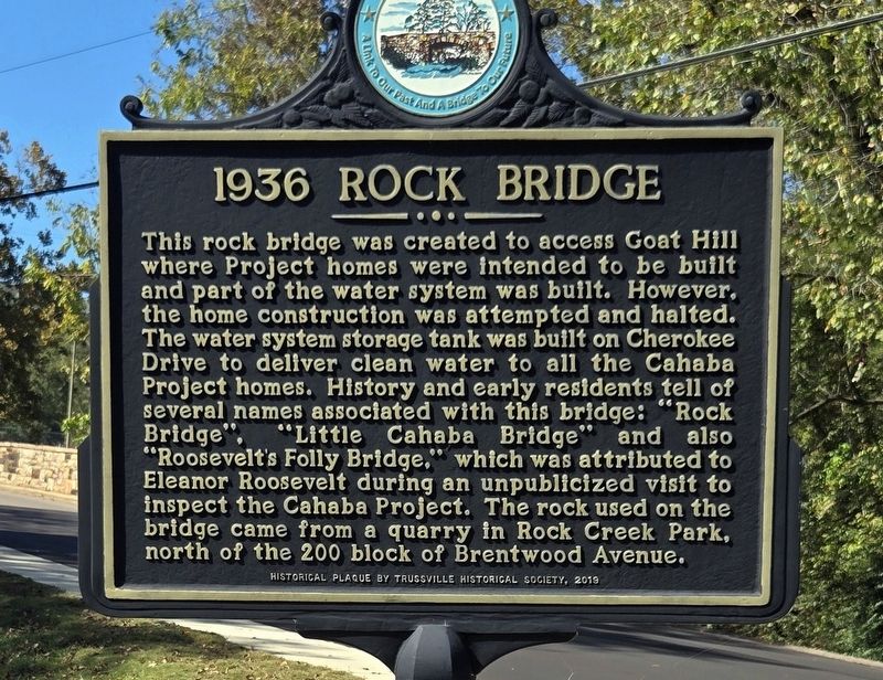 1936 Rock Bridge Marker image. Click for full size.