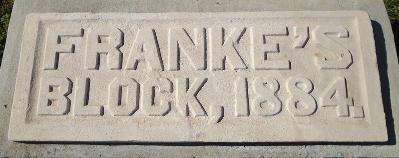 Franke's Block Capstone image. Click for full size.