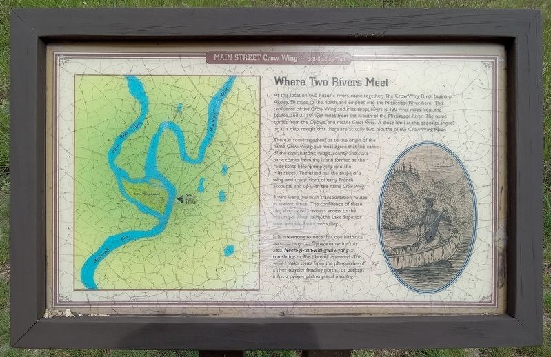 Where Two Rivers Meet Marker image. Click for full size.