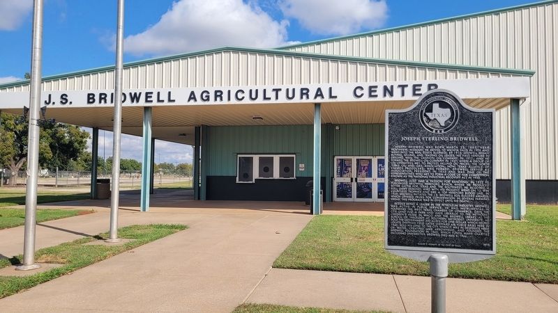 Joseph Sterling Bridwell Marker. Click for full size. Joseph Sterling Bridwell Marker image. Click for full size.