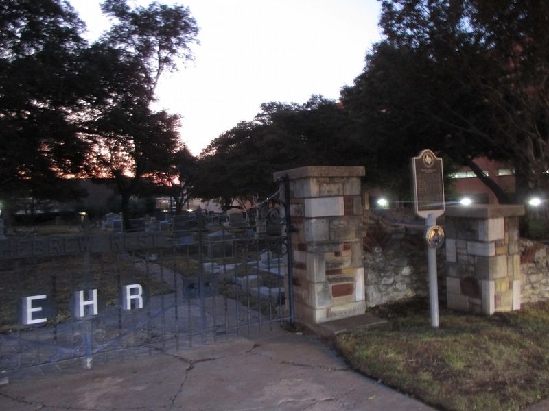 Emanuel Hebrew Rest Cemetery Marker image. Click for full size.
