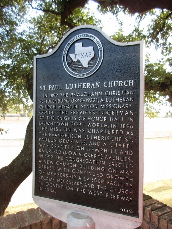 Saint Paul Lutheran Church Marker. Click for full size. Saint Paul Lutheran Church Marker image. Click for full size.