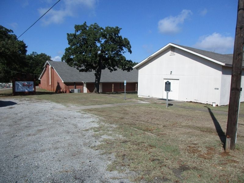 New Hope Baptist Church and marker. Click for full size. New Hope Baptist Church and marker image. Click for full size.