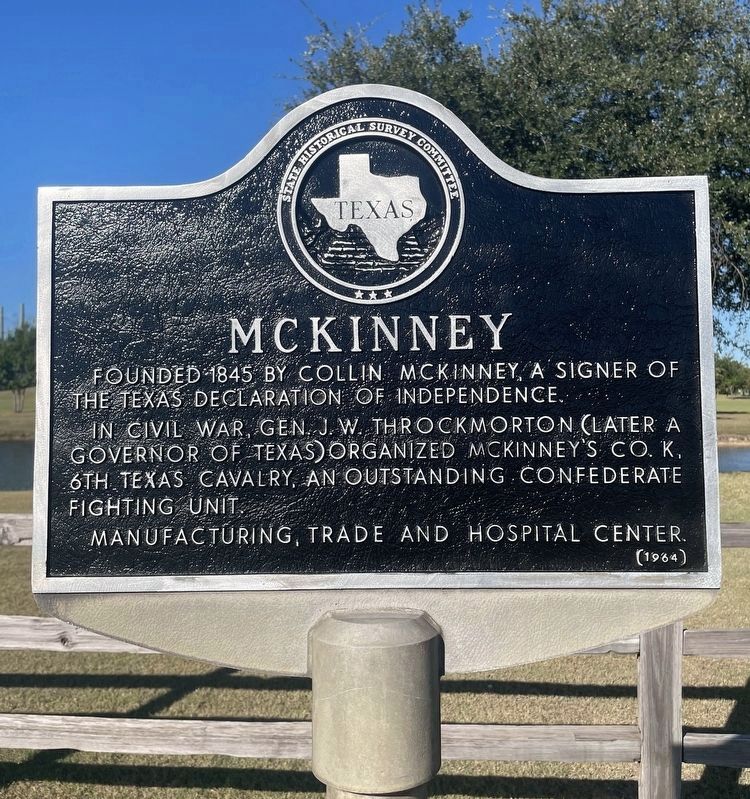 McKinney Marker image. Click for full size.