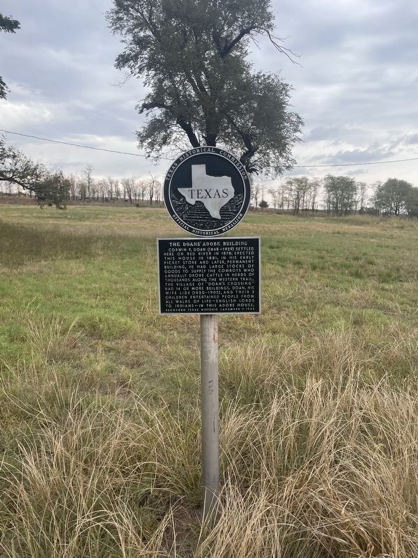The Doans' Adobe Building Marker image. Click for full size.