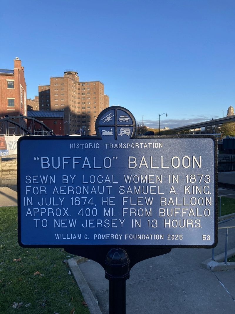 "Buffalo" Balloon Marker. Click for full size. "Buffalo" Balloon Marker image. Click for full size.