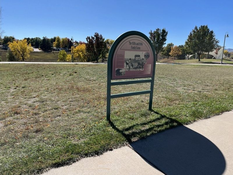 The 1920s and 1930s Family Farms Marker image. Click for full size.