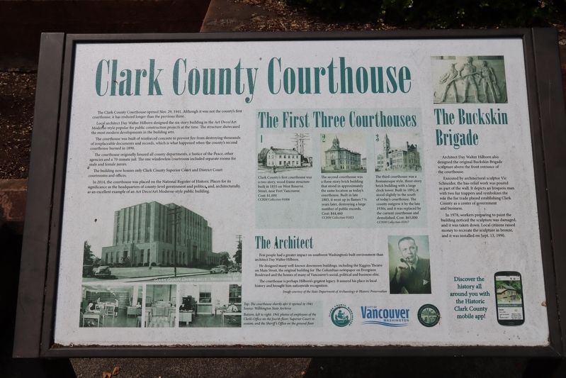 Clark County Courthouse Marker image. Click for full size.