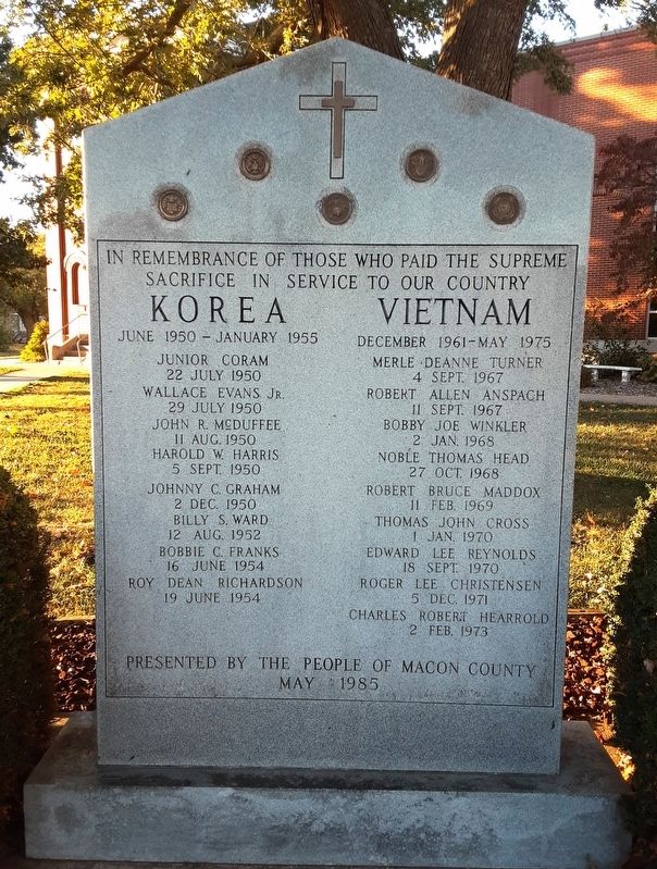 Korean and Vietnam Wars Memorial image. Click for full size.