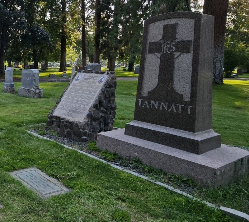 The marker is in-ground in the bottom left corner of the photo.. Click for full size. The marker is in-ground in the bottom left corner of the photo. image. Click for full size.