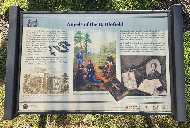 Angels of the Battlefield Marker image. Click for full size.