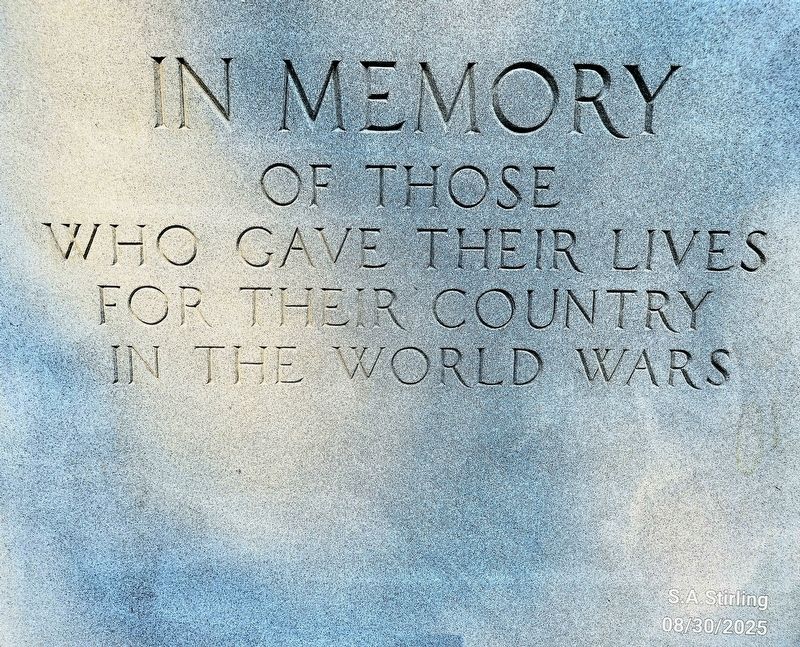 In memory of those who Marker image. Click for full size.