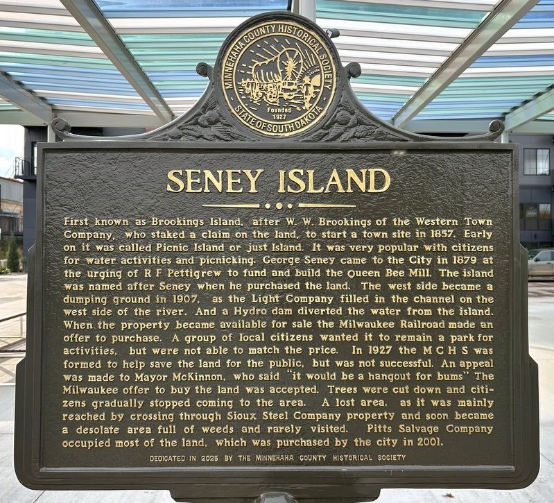 Seney Island Marker image. Click for full size.