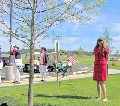 Patriot Tree Dedication to Washington state Veterans Cemetery Marker. Click for full size. Patriot Tree Dedication to Washington state Veterans Cemetery Marker image. Click for full size.