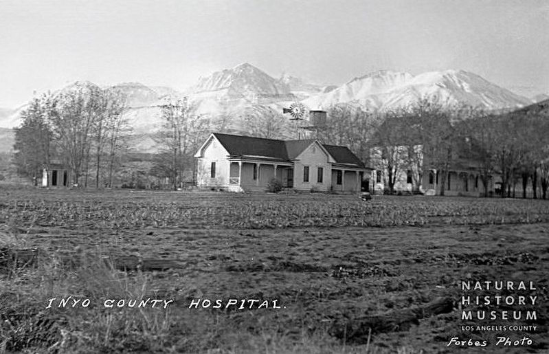 Inyo County Hospital circa 1900. Click for full size. Inyo County Hospital circa 1900 image. Click for full size.