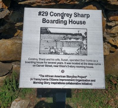 Condrey Sharp Boarding House Marker image. Click for full size.