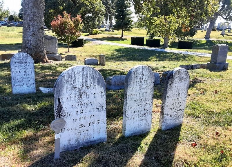 Elihu Wolcott UGRR and Grave Markers in Family Plot. Click for full size. Elihu Wolcott UGRR and Grave Markers in Family Plot image. Click for full size.