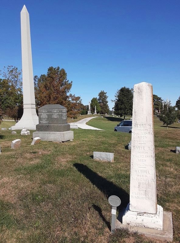 Henry Irving UGRR and Grave Markers image. Click for full size.