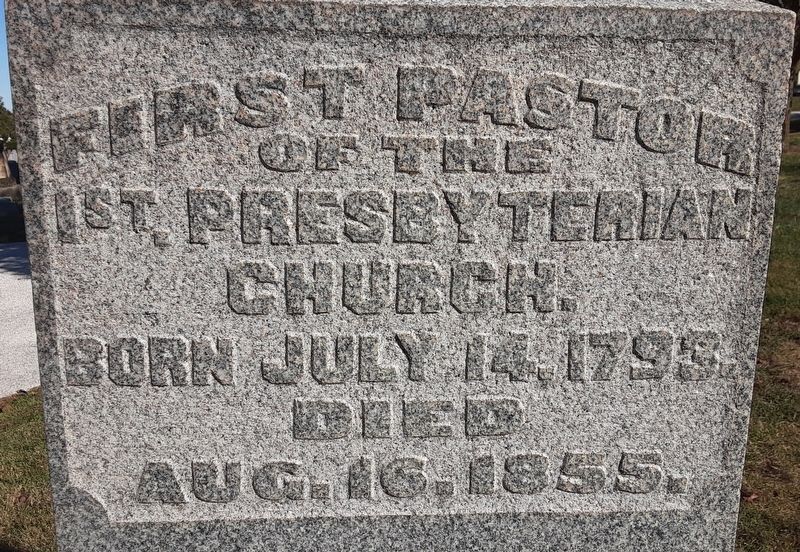 Rev. John M. Ellis Marker image. Click for full size.
