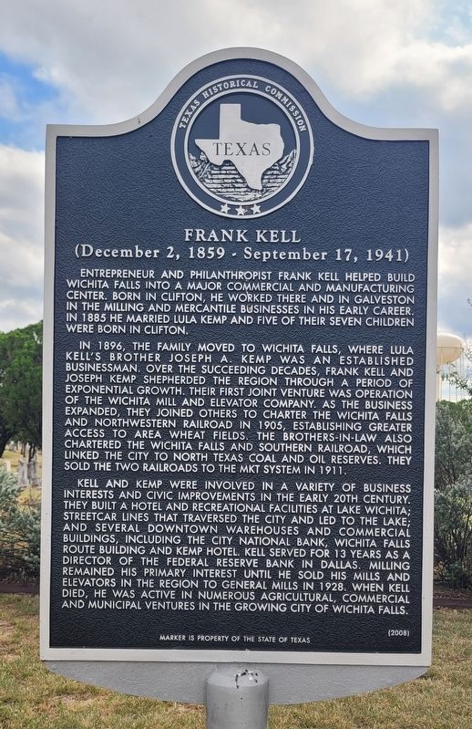 Frank Kell Marker image. Click for full size.