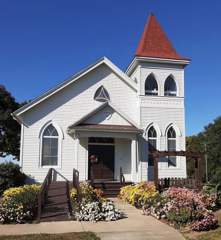 Church Relocated to the Prairie Land Heritage Museum. Click for full size. Church Relocated to the Prairie Land Heritage Museum image. Click for full size.