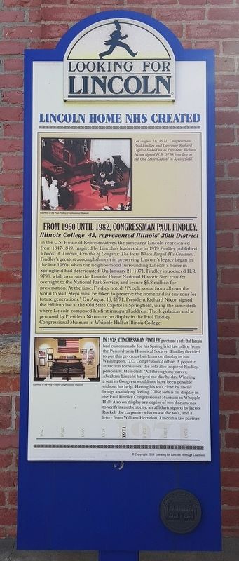 Lincoln Home National Historic Site Created Marker image. Click for full size.